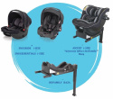 Ascent i-Size Graco RWF fotelik montowany tyłem, od urodzenia do ok. 4 roku do 105 cm - Black