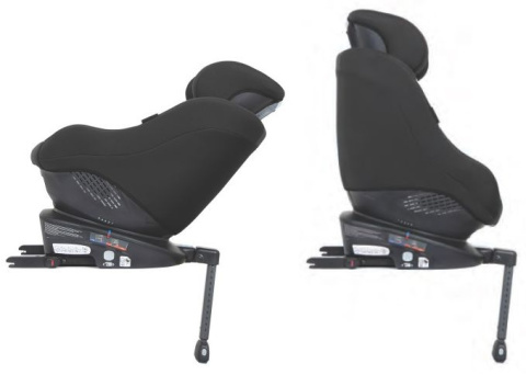 Turn2Me Graco 0-18kg obrotowy 360 stopni 0+/1 ( od ur. do 18 kg) Bezpieczeństwo 4* ADAC - Black