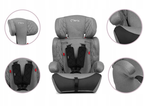 MoMi AXO Fotelik samochodowy 9-36 kg - Kropki