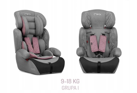 MoMi AXO Fotelik samochodowy 9-36 kg - Różowy