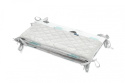 Sensillo Ochraniacz do łóżeczka Plusz Karo - CHMURKI dodatek do wyprawki dla niemowlaka