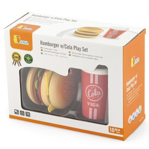 VIGA Zestaw Hamburger i Cola