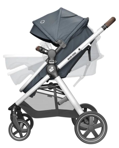 ZELIA 2 Maxi-Cosi 2w1 wózek głęboko-spacerowy, można przekształcić gondolę w siedzisko spacerowe - Essential Graphite