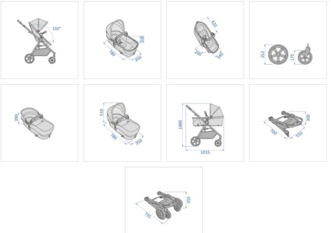 ZELIA 2 Maxi-Cosi 2w1 wózek głęboko-spacerowy, można przekształcić gondolę w siedzisko spacerowe - Essential Graphite