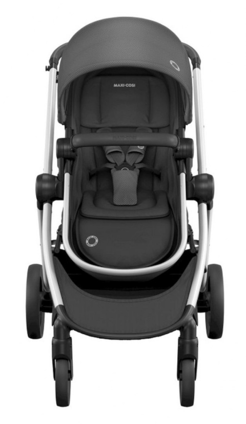 ZELIA Maxi-Cosi 2w1 + CabrioFix za 1zł, wózek głęboko-spacerowy, można przekształcić gondolę w siedzisko spac. - ESSENTIAL BLACK