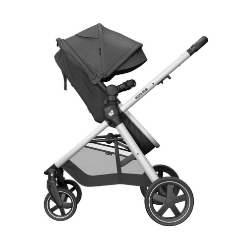 ZELIA Maxi-Cosi 2w1 + CabrioFix za 1zł, wózek głęboko-spacerowy, można przekształcić gondolę w siedzisko spac. - ESSENTIAL BLACK
