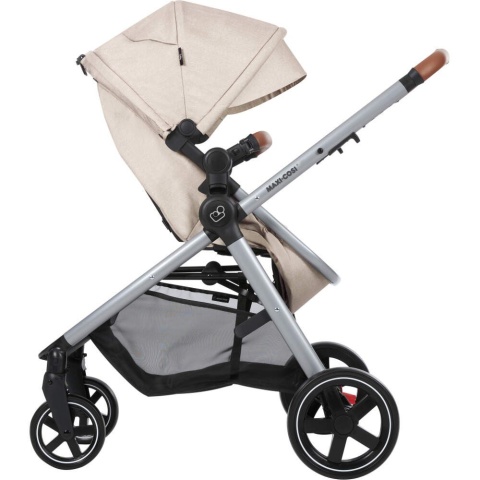 ZELIA Maxi-Cosi 2w1 + CabrioFix za 1zł, wózek głęboko-spacerowy, można przekształcić gondolę w siedzisko spac. - Nomad Sand