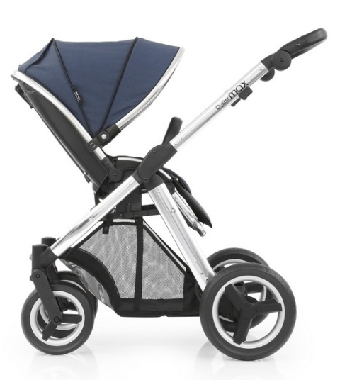 Oyster MAX wielofunkcyjny wózek spacerowy - Granatowy / Srebrny