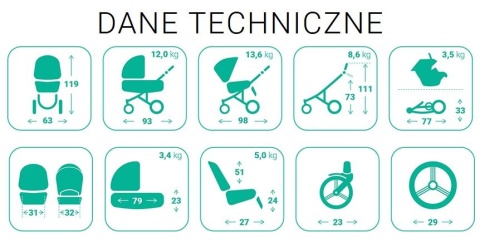 PASCAL Bebetto 2w1 wózek wielofunkcyjny głęboko-spacerowy kolor 03
