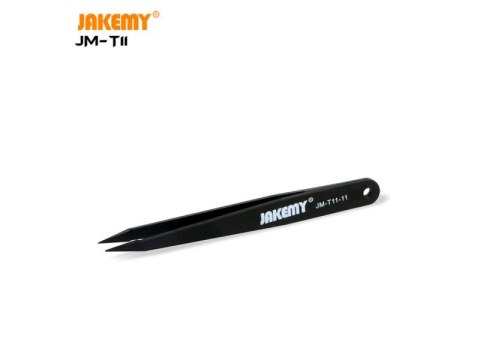 Pęsety, Pincety Precyzyjne, Antystatyczne, Zestaw 3 Sztuk Jakemy