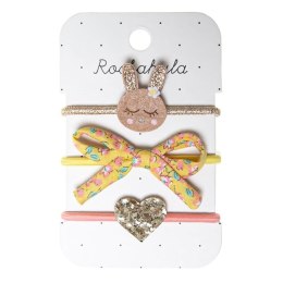 Rockahula Kids - 3 gumki do włosów Betty Bunny