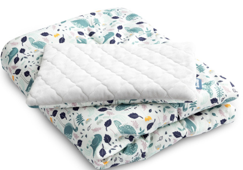 Sensillo Komplet do łóżeczka Plusz Karo - ZWIERZĄTKA