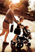 Bumprider RIDE-ON BOARD Dostawka do wózka dla starszego dziecka - czarny/niebieski