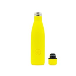 Cool Bottles Butelka termiczna 500 ml Triple cool Neon Yellow