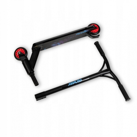 IVO Qkids Wzmocniona hulajnoga wyczynowa Freestyle do 100 kg - fioletowa