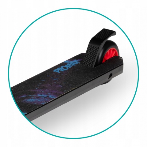 IVO Qkids Wzmocniona hulajnoga wyczynowa Freestyle do 100 kg - fioletowa