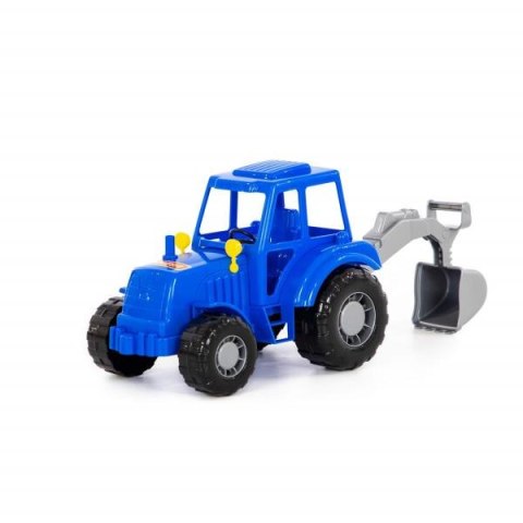 Polesie 84866 Traktor-koparka "Altaj" niebieski w siatce
