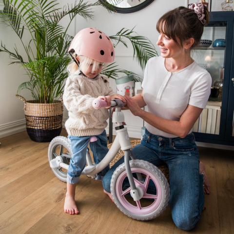 MIMI MoMi Kask dziecięcy ochronny 47-58 cm - różowy