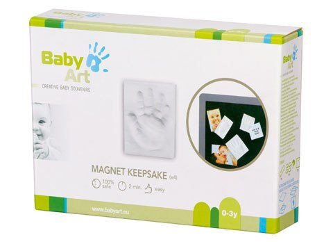 Baby Art Magnesy na lodówkę z odciskiem rączki lub nóżki kod.34120058