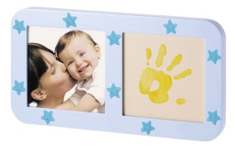 Baby Art Ramka Fluorescencyjna Niebieska w Gwiazdki + Odlew Phospho Print Frame kod. 34120102