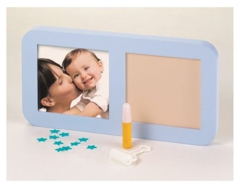 Baby Art Ramka Fluorescencyjna Niebieska w Gwiazdki + Odlew Phospho Print Frame kod. 34120102