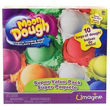 Moon Dough modelina - Super Deluxe, 10 kolorów vtmtoys vtm12084