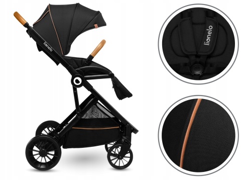 DANI Lionelo Wózek spacerowy - Black Onyx