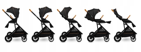 DANI Lionelo Wózek spacerowy - Black Onyx