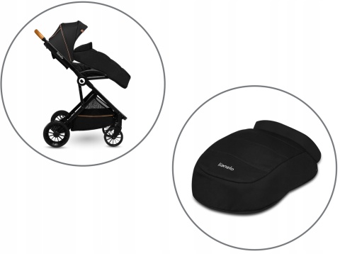 DANI Lionelo Wózek spacerowy - Black Onyx