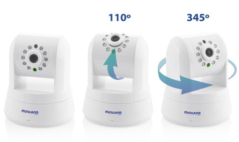 Miniland Kamera obrotowa z aplikacją czujnika ruchu