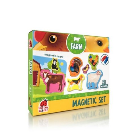 Puzzle magnetyczne "Farma" z tablicą RK2090-01