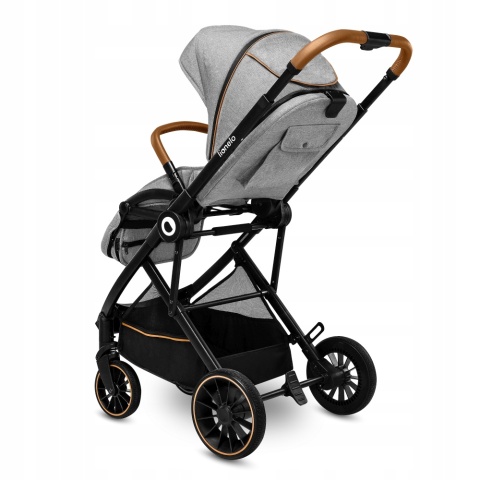 RIYA 2w1 Lionelo Wózek wielofunkcyjny z gondolą - Grey Stone