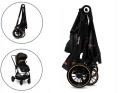 RIYA 3w1 Lionelo Wózek wielofunkcyjny z gondolą i fotelikiem 0-13 kg - Black Onyx