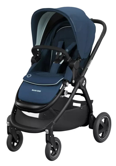 Adorra 2 Maxi-Cosi 2w1 + CabrioFix za 1zł, wózek głęboko-spacerowy z gondolą Oria - Essential Blue