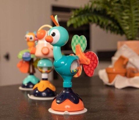 B-Zabawka Cute Peacock słodki paw na przyssawce