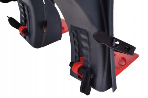 HTP Design LUIGINO przedni fotelik rowerowy mocowany na ramę - szary