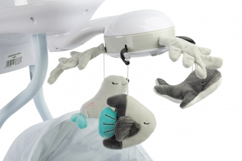 Raffi wysokiej klasy huśtawka elektryczna dla niemowląt Caretero - GREY