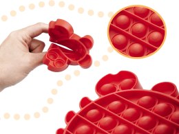 Zabawka sensoryczna Push Bubble Pop Fidget toy krab czerwony