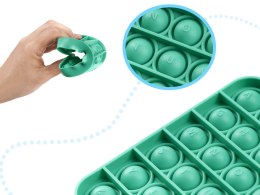 Zabawka sensoryczna Push Bubble Pop Fidget toy kwadrat zielony