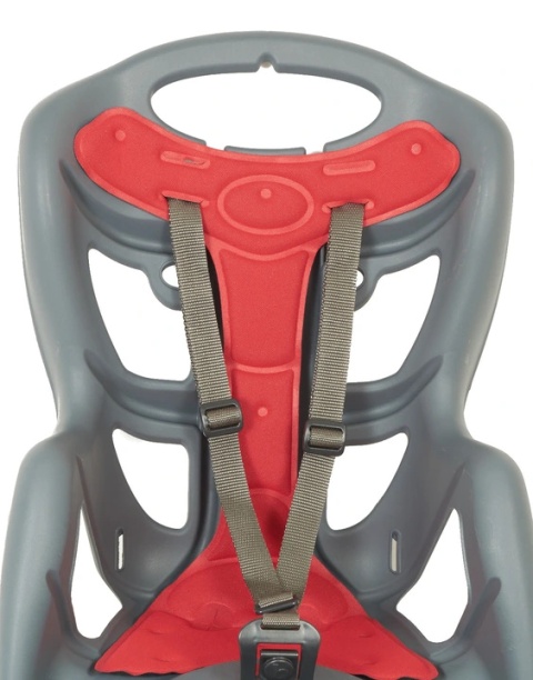 Bellelli PEPE CLAMP Fotelik rowerowy mocowany do bagażnika - Dark Grey