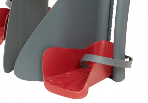 Bellelli PEPE CLAMP Fotelik rowerowy mocowany do bagażnika - Dark Grey