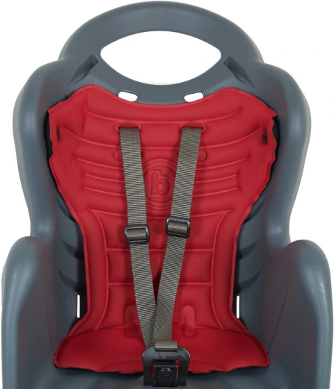 Bellelli TIGER RELAX Fotelik rowerowy mocowany do ramy z regulacją oparcia hi-viz