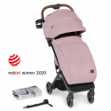 NUBI Kinderkraft Lekki kompaktowy wózek spacerowy 7 kg - Różowy