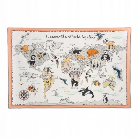 TIPPY Kinderkraft Mata edukacyjna 3w1 z namiotem Tipi