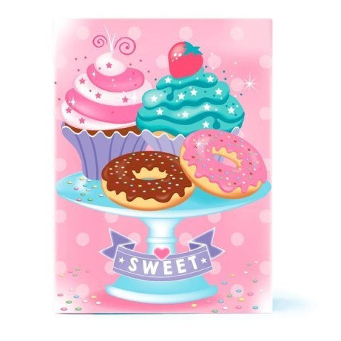 Box Candiy, zestaw artystyczny brokat Ciasteczka