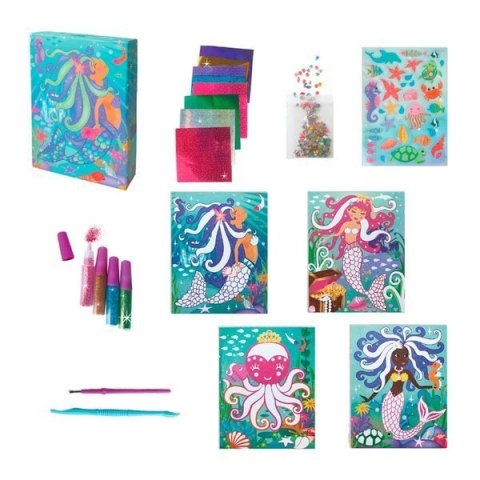 Box Candiy, zestaw artystyczny brokat Syrenki