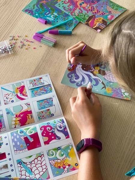 Box Candiy, zestaw artystyczny brokat Syrenki