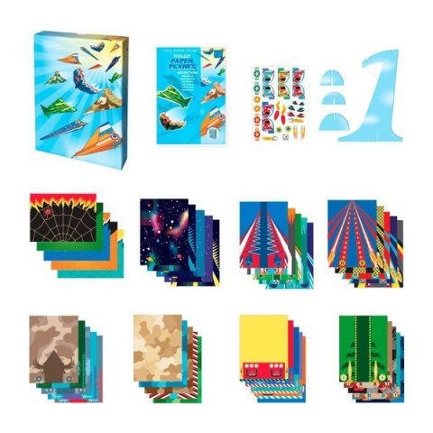 Zestaw Artystyczny Box Candiy Origami Samoloty