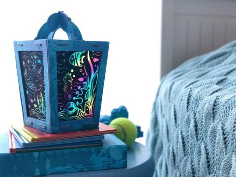 Box Candiy, zestaw kreatywny zdrapka Lampion Ocean USZKODZONE OPAKOWANIE RABAT 5%