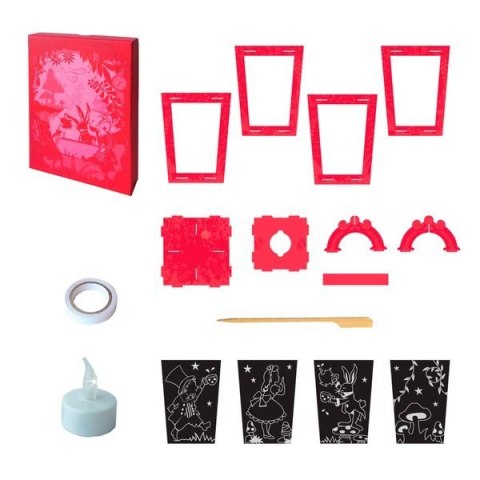 Zestaw Kreatywny Zdrapka Lampion
